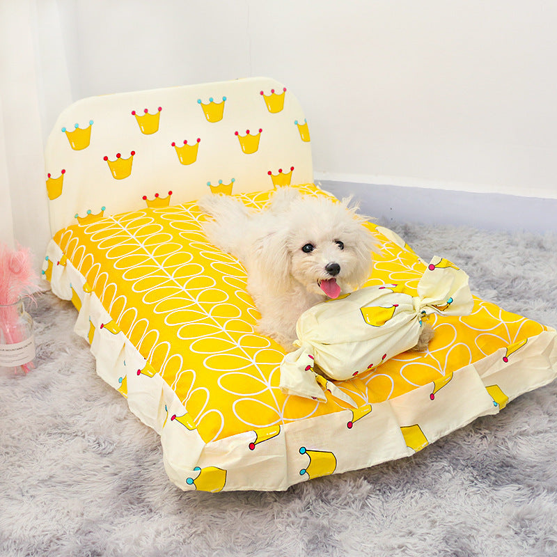 Transform Your Pet's Comfort with the Teddy Small Dog Pet Bed