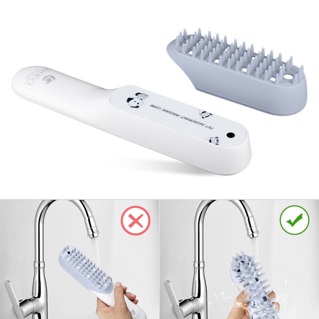 Pet Silicone Massage Brush Comb