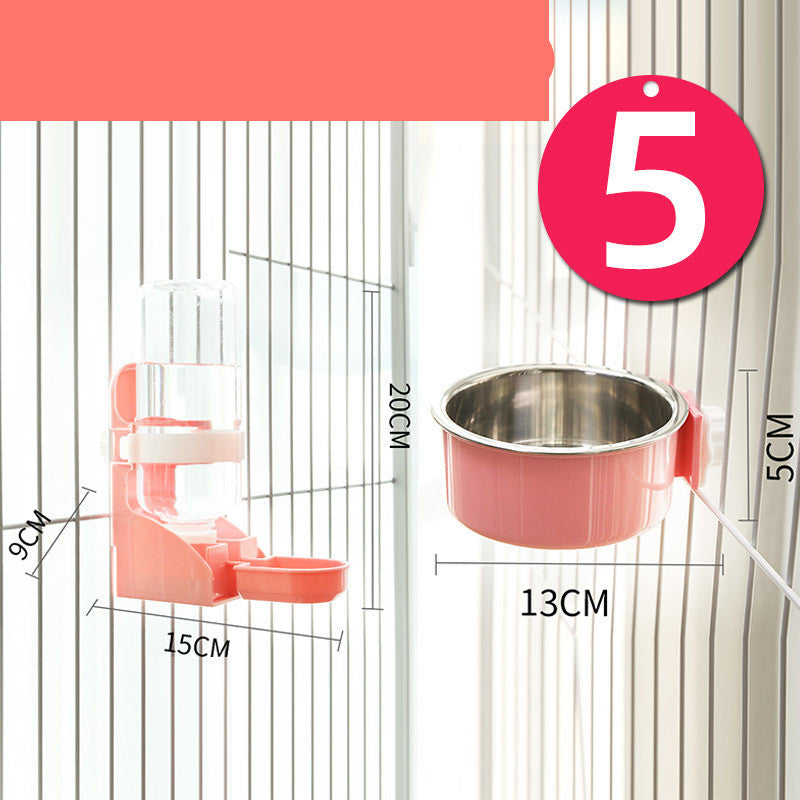 Cage Cat Water Bowl Pet Bowl