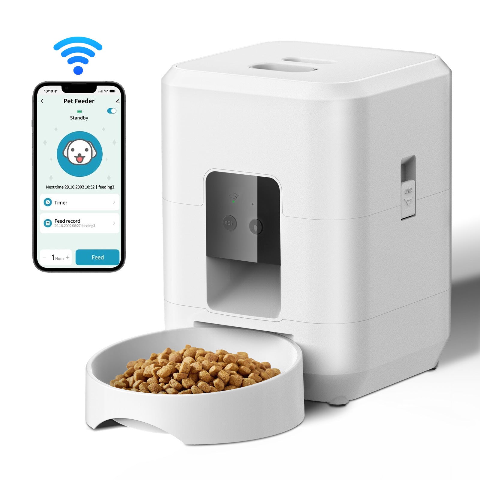 Timing Remote Automatic Pet Feeder