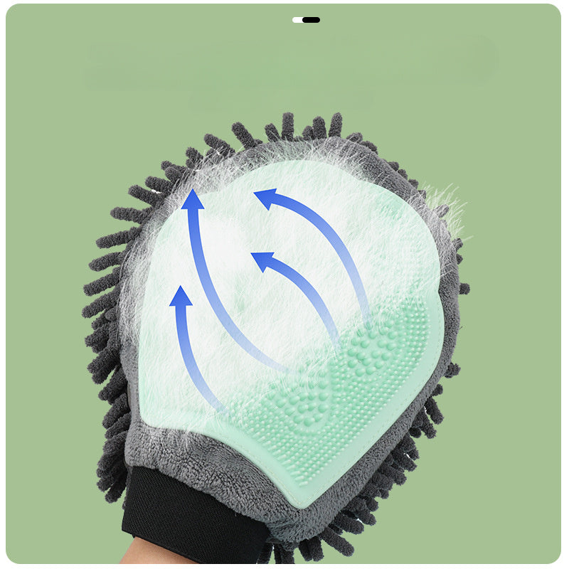 Pet Bathing Brush Grooming Glove