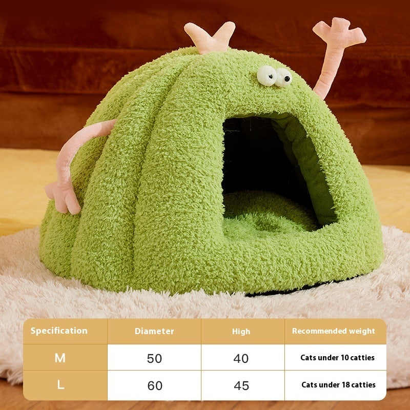 Small Monster-shaped Cat Kennel