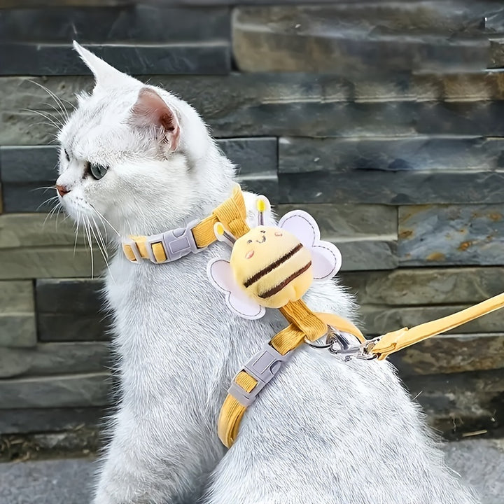 Cat Harness Leash Set