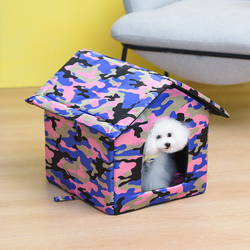 Oxford Cloth Cat And Dog Kennel