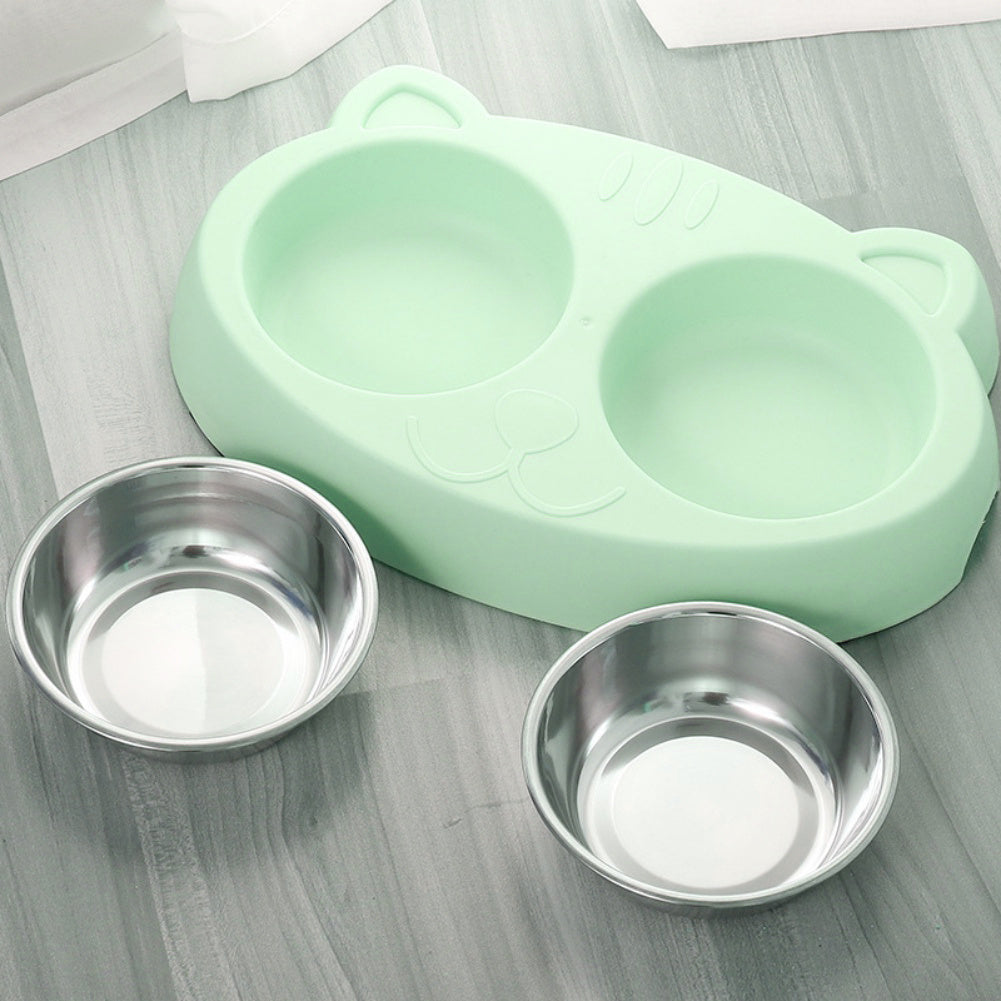 Stainless Steel Pet Food Bowl Water Bowl