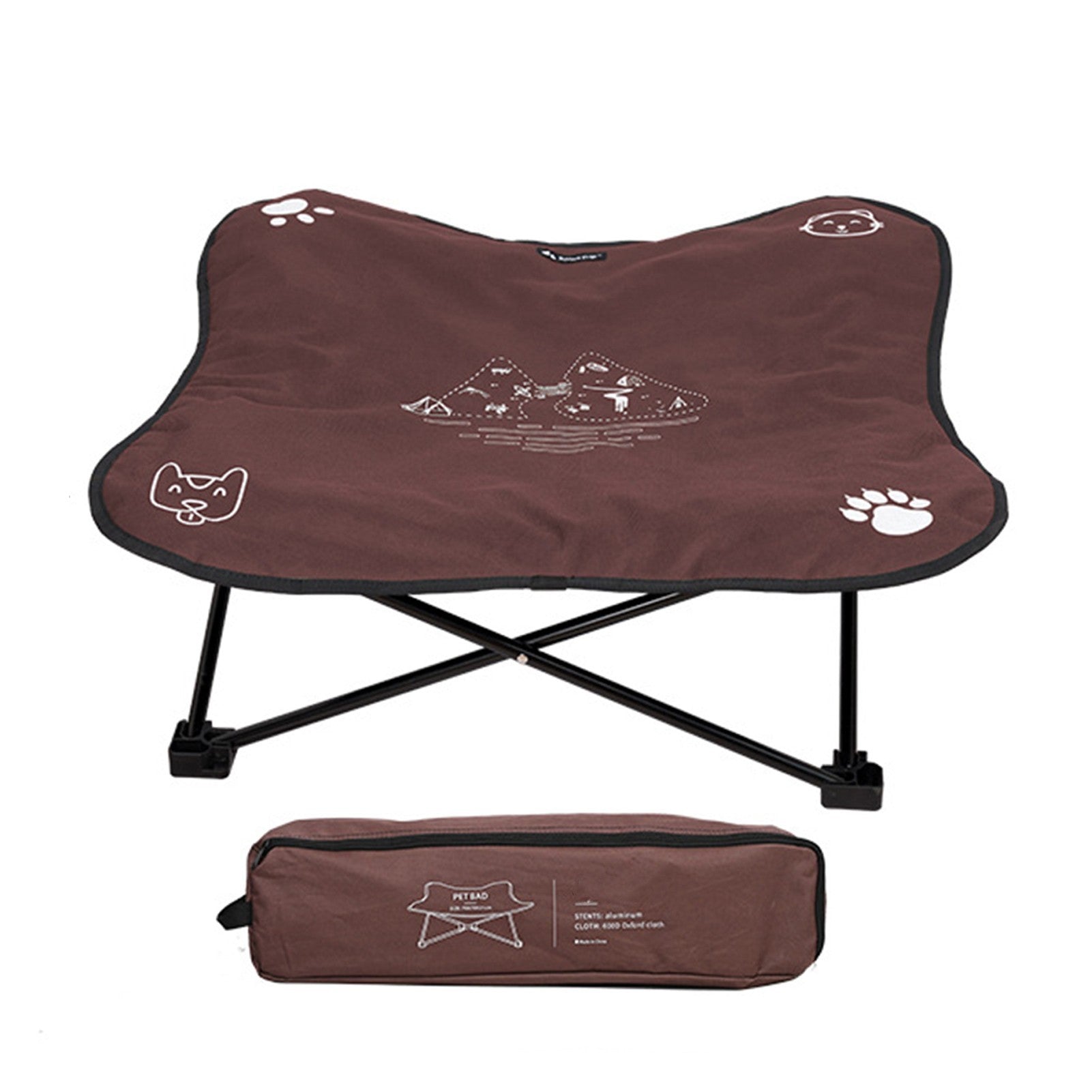 Outdoor pet folding bed