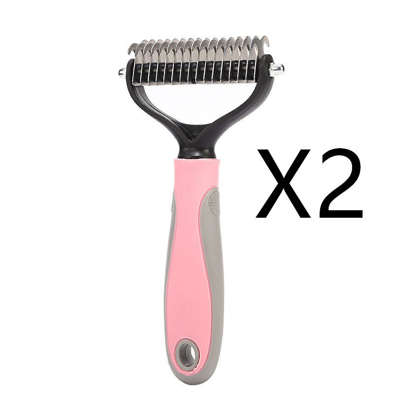 Stainless Double-sided Pet Brush