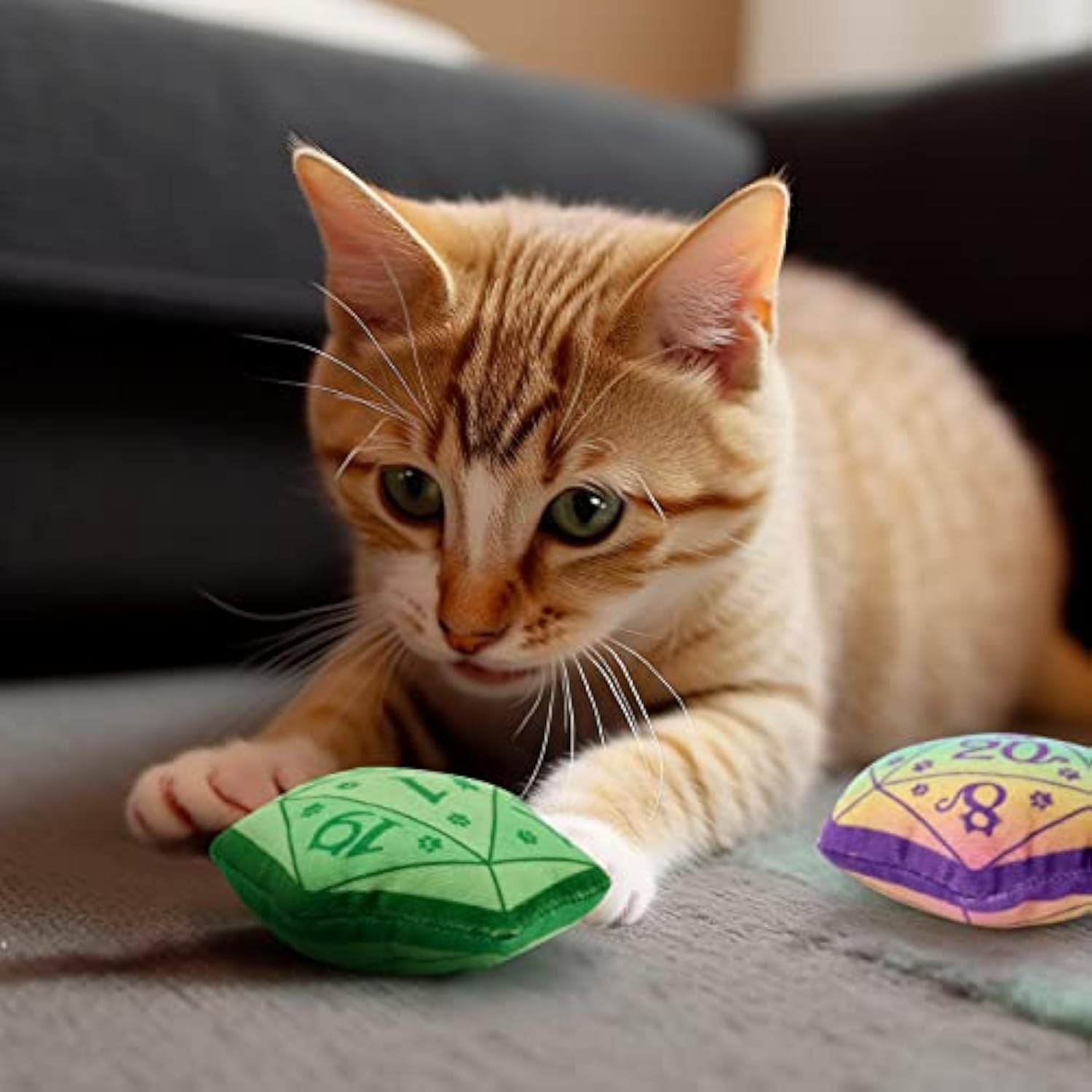 Dice Catnip Toy DND Cat Toy