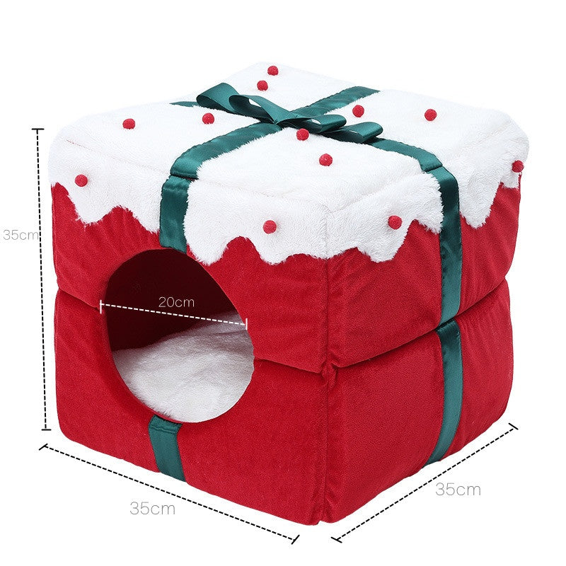 Christmas Igloo Cat House Pet Mats