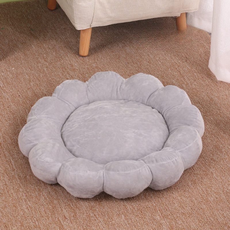 Multi Color Petal Dog Bed