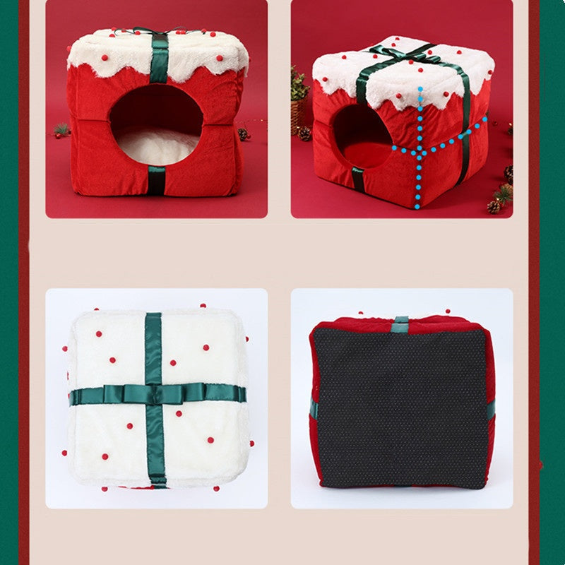 Christmas Igloo Cat House Pet Mats