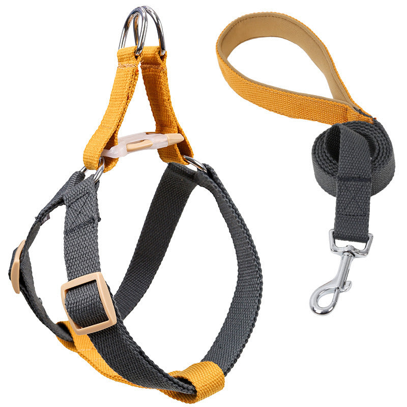 Pet Drawstring Leash Vest-style Dog Leash